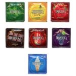 Picture of CONDOM TRUSTEX ASST FLAVOR LUBE JAR 100