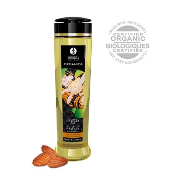 Picture of SHUNGA ORGANICA MASSAGE OIL  ALMOND SWEETNESS