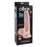 Picture of King Cock+  9" Triple Density Cock / Swinging Balls Light