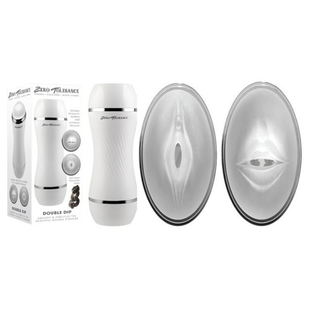 Picture of Double Dip - Stroker - White