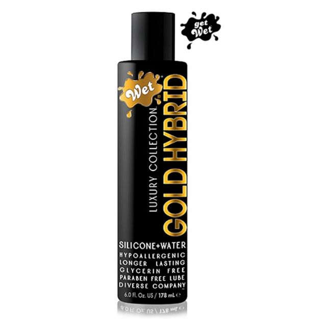 Picture of Wet Gold Hybrid Water Silicone Blend 6 oz / 178 ml