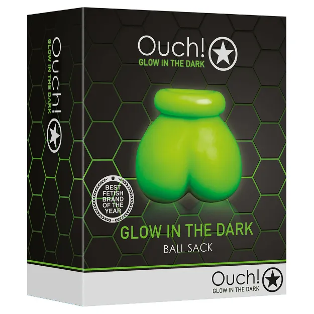 Picture of OUCH! GLOW IN THE DARK BALL SACK
