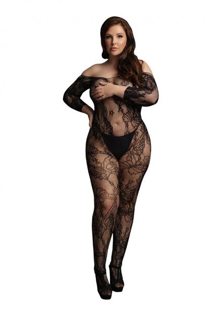 Picture of LE DESIR LACE SLEEVED BODYSTOCKING - Q/S