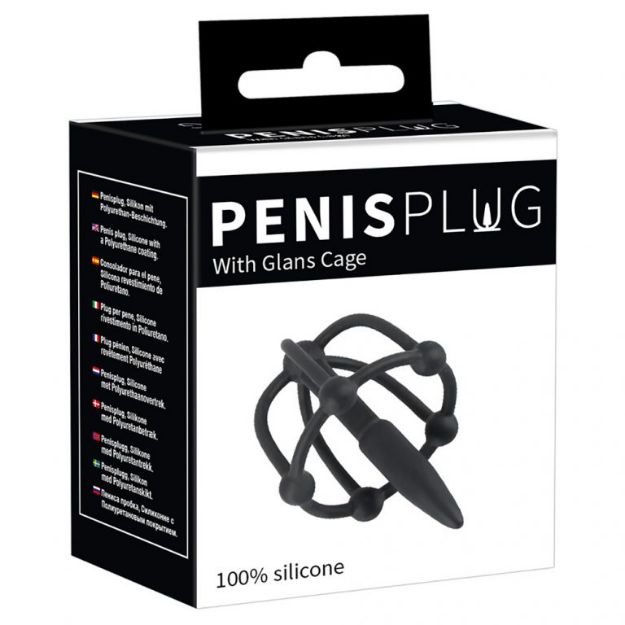 Picture of PENIS PLUG /C WITH GLANS CAGE