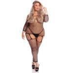 Picture of PINK LIPSTICK IN MY HEAD BODYSTOCKING - BLACK Q/S