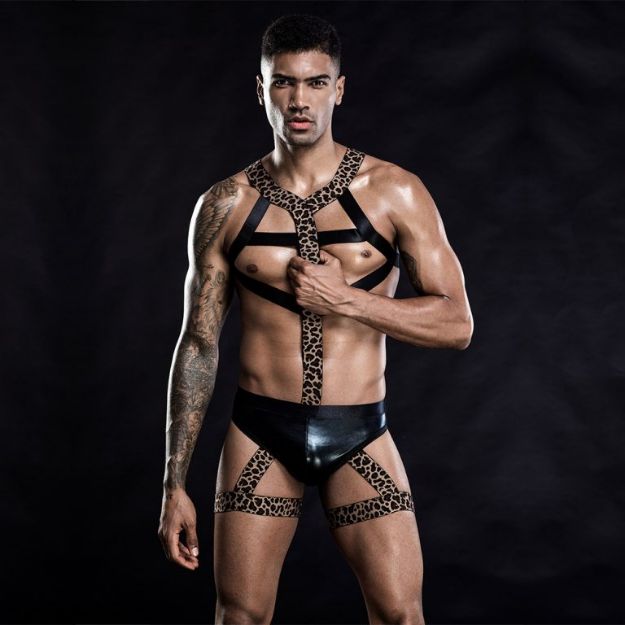 Picture of TEDDY LEOPARD CHOKER MEN LEO O/S
