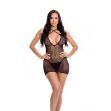 Picture of PINK LIPSTICK SPELLBINDING DRESS - OS BLACK