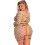 Picture of PINK LIPSTICK POT OF GOLD 2PC SKIRT SET - 3X RAINBOW