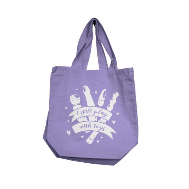 Picture of I STILL PLAY WITH TOYS TOTE BAG