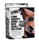 Picture of STRICT 5 RING CHASTITY CAGE