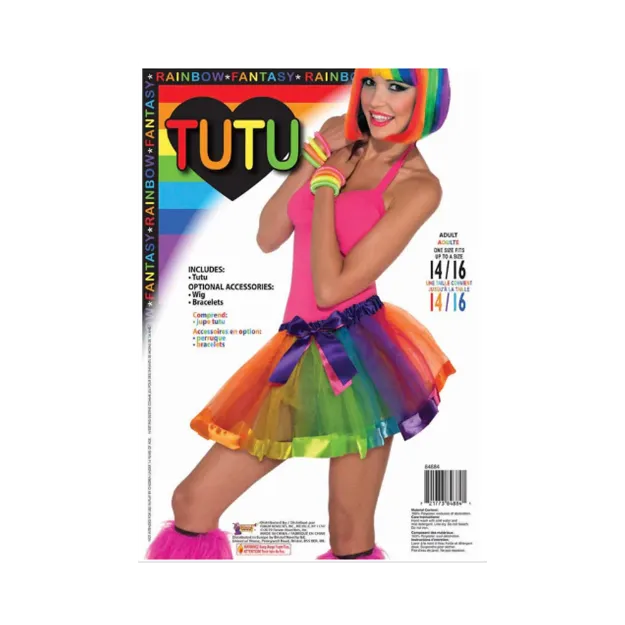 Picture of ADULT RAINBOW TUTU - L/XL