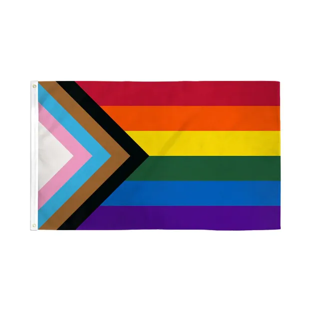 Picture of PROGRESS RAINBOW 2" X 3" FLAG