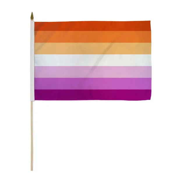Picture of LESBIAN SUNSET STICK FLAG 12' X 18'