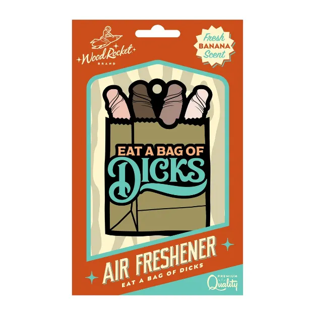 Picture of EAT A BAG OF D*CKS AIR FRESHENER - BANANA