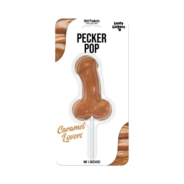 Picture of LUSTY LICKERS PECKER POP CARAMEL