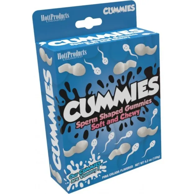 Picture of CUMMIES SPERM SHAPED GUMMIES - PINA COLADA