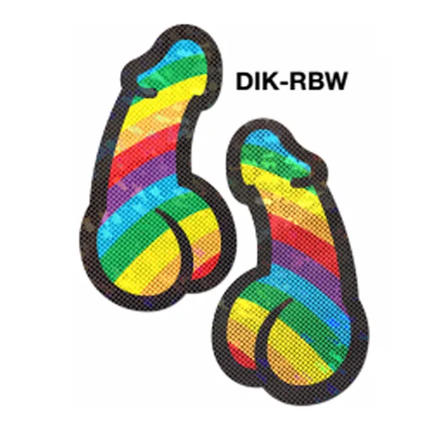 Picture of RAINBOW PRIDE DICK NIPPLE PASTIES