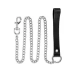 Picture of FT PREMIUM METAL LEASH W/ LEATHER HANDLE 28.3"