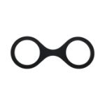 Picture of MERCI SILICONE PLAY CUFFS - BLACK