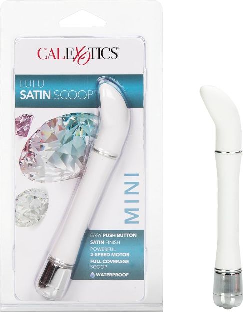 Picture of CALEXOTICS LULU SATIN SCOOP MINI - WHITE