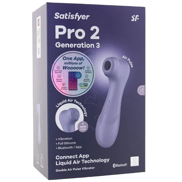 Picture of SATISFYER PRO 2 GENERATION 3 W/APP - LILAC