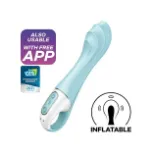 Picture of SATISFYER AIR PUMP VIBRATOR 5+ BLUE