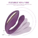 Picture of TRACY'S DOG COUPLES VIBRATOR NINA - PURPLE