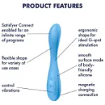 Picture of SATISFYER G-SPOT FLEX 4+ - BLUE