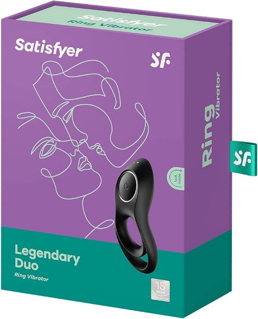 Picture of SATISFYER LEGENDARY DUO RING-BLACK