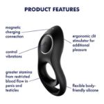 Picture of SATISFYER LEGENDARY DUO RING-BLACK