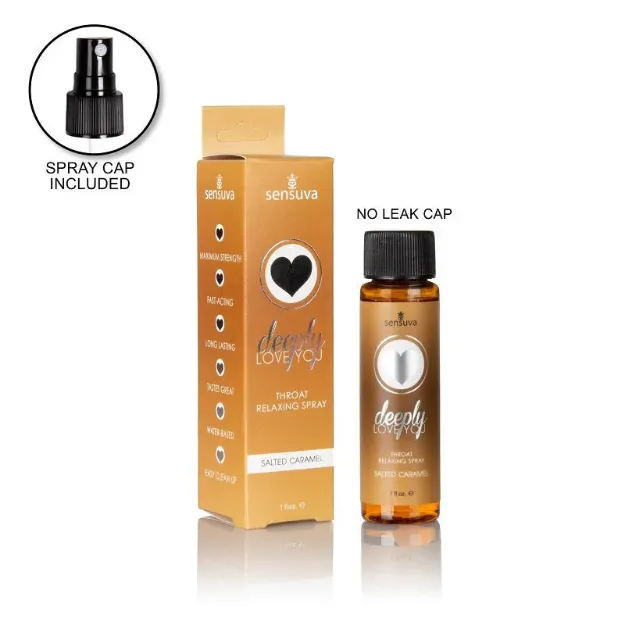 Picture of SENSUVA THROAT RELAXING SPRAY 1 OZ - SALTED CARAMEL