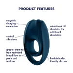 Picture of SATISFYER INCREDIBLE DUO RING-DARK BLUE