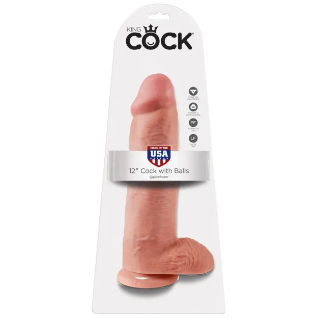 Picture of KING COCK W/BALLS 12" LIGHT