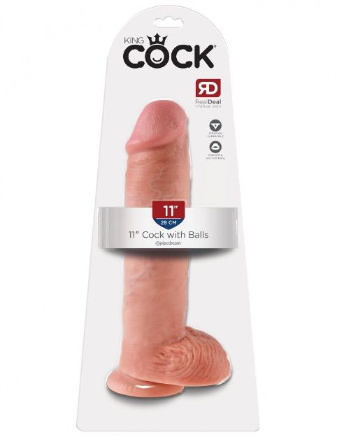 Picture of KING COCK 11" /W BALLS FLESH