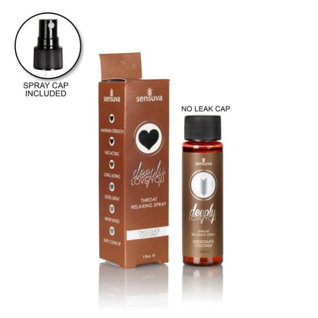 Picture of SENSUVA CHOCOLATE COCONUT THROAT RELAXING SPRAY 1 OZ