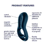 Picture of SATISFYER EPIC DUO RING-DARK BLUE