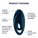 Picture of SATISFYER GLORIOUS DUO RING-DARK BLUE