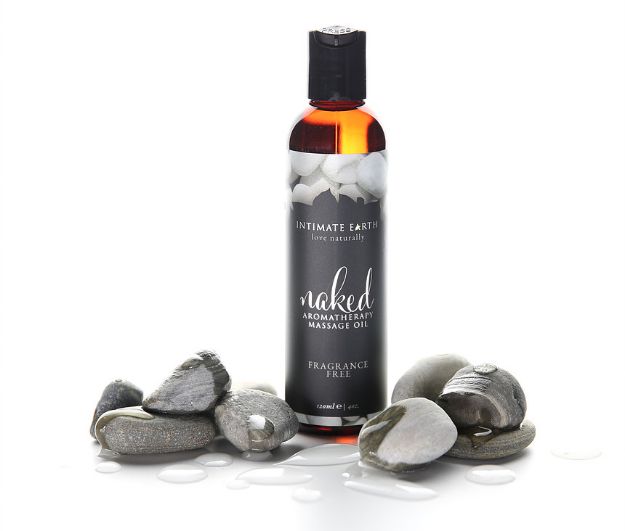 Picture of INTIMATE EARTH NAKED MASSAGE OIL FRAGRANCE FREE 4 OZ