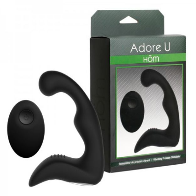 Picture of ADORE U HOM VIBRATING PROSTATE MASSAGER /REMOTE