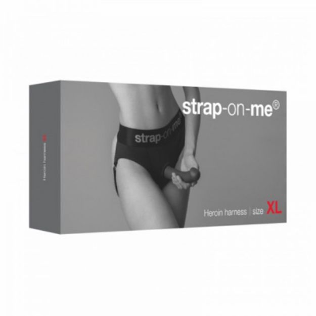 Picture of STRAP-ON-ME HEROINE HARNESS XL - BLACK