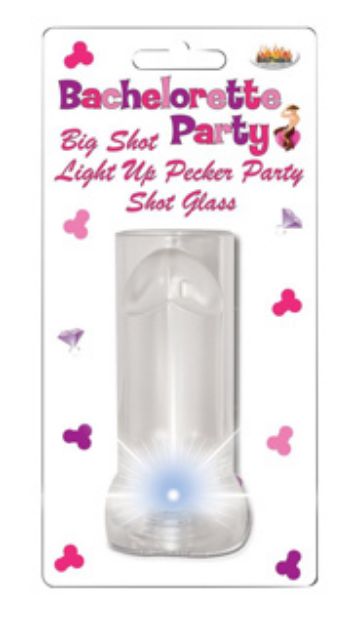 Picture of BACHELORETTE PART LIGHT UP SHOT GLASS