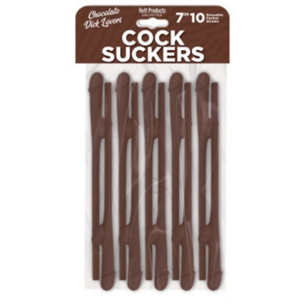 Picture of PECKER STRAWS CHOCOLATE