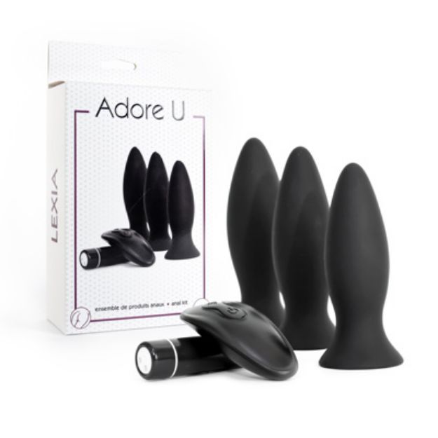 Picture of ADORE U VIBRATING ANAL KIT - LEXIA
