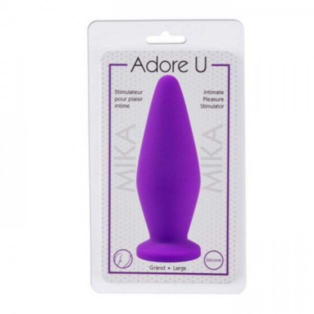 Picture of ADORE U MIKA BUTT PLUG PURPLE - L