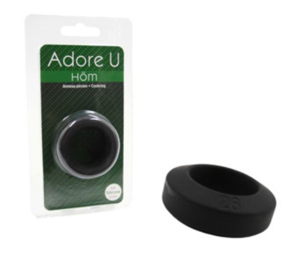 Picture of ADORE U HOM C RING 2.6CM - BLACK