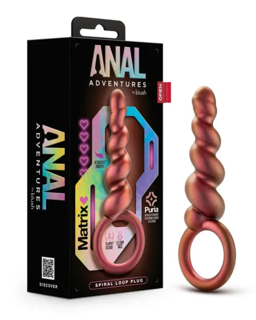 Picture of ANAL ADVENTURES MATRIX SPIRAL LOOP PLUG