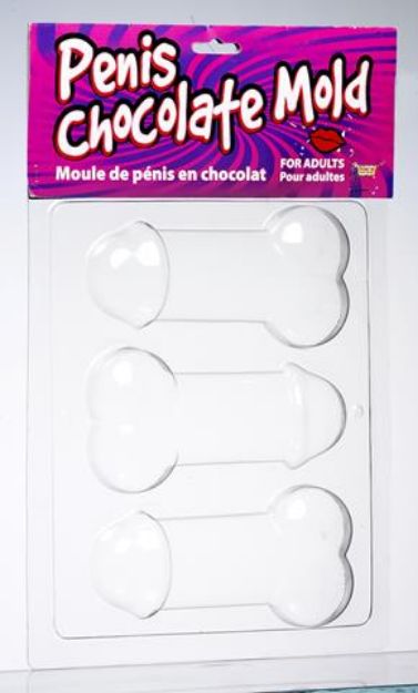 Picture of PENIS CHOCOLATE MOLD - 3PC