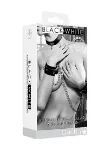 Picture of OUCH! BONDED LEATHER COLLAR WITH CUFFS&STRAPS&CHAIN BLACK