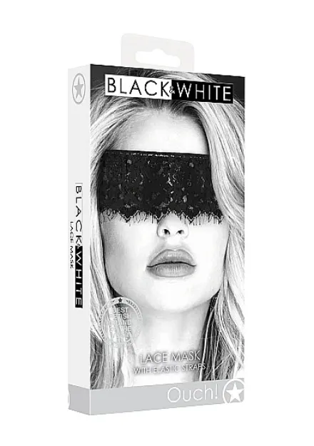 Picture of OUCH! LACE MASK WITH ELASTIC STRAP BLACK