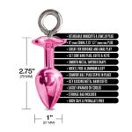 Picture of NIXIE METAL BUTT PLUF & FURRY CUFF SET - PINK